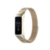 Bracelet de poignet en acier inoxydable à boucle milanaise magnétique pour Samsung Galaxy Fit-e R375 accessoires de bracelet de montre intelligente