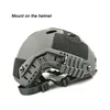 Tactical Airsoft Fast Helmet Accessory 45度レール屋外ギアエアソフトペイントボールシュートNO01-157