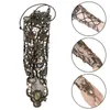 패션 - 황금 여성 out fingerless lady lad long lace gloves