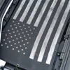 Frente Negra sombra de malha de isolamento telhado Líquido (US Flag) Para Jeep Wrangler JL 2018+ 2 ou 4 portas Auto Acessórios Exterior