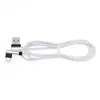 Tressé 90 Degrés Type C Micro USB Rapide Data Sync Chargeur Câbles 1 m 2 m 3 m pour Samsung Galaxy S8 S9 Note 8 1000 pcs