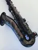 Nouveau saxophone de ténor Suzuk japonais B Flat Music Instrument Woodwide Super Black Nickel Gold Sex Profession