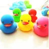 Baby Colorful Bath Water Toy Colorful Sounds Rubber s Kids Outdoor Toy Swimming Beach Gifts Kids Bath Water Fun ZF 0018121029
