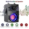 Altoparlante Bluetooth Subwoofer stereo portatile senza fili Bassi Grandi altoparlanti Colonna Supporto Radio FM TF AUX Telecomando USB S37