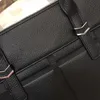 Men's Handbag Fashion Men's Shoulder Bag File Bag Popular Computer Designer Crossbody Leather Zipper Multi-Function Fast Shipping