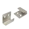 Gancio in acciaio inox Supporto per piastrelle in metallo e ceramica Brace Supporto per espositori da terra in legno