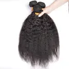 8A grado brasileño profundo ola rizado cabello humano teje 10-30 pulgadas 3-4 paquetes extensiones de cabello onduladas