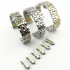 Whole Stainless Steel 7 Beads Watch Strap Watch Band 16mm 18mm 19mm 20mm 21mm 22mm 23mm 24mm Watchband Fit Samsung Galaxy Watc7401678