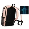 Sport Gym Tas Voor Vrouwen Fitnesszak Roze Waterdichte Reflecterende Rugzak Tennis Badminton Softback Travel Sac Sport