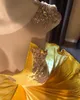 Желтая русалка с бисером выпускной вечер
