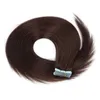 Försäljningstejp i hårförlängningar 100 Original Virgin Human Remy Hair Full Nuticle 200g 80 PCs Färgglad hud weft