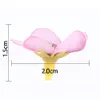 Konstgjord simuleringskrans Multi Color 2cm Silk Daisy Flower Head Wedding Home Dekorativa Tillbehör