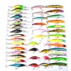 Hot New Wholesale 43 Pz / set Modelli misti Esche da pesca 43 Clolor Mix Minnow Lure Crank Bait Tackleee Ship