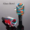 Palenie Szkło Bowl 14mm 18mm Mężczyzna Herb Holer US Colors for Water Pipe Bongs Bowls LENG RING 1002