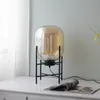 Enkla kreativa personlighetsglasbordslampor för El Hemma vardagsrum stående lampa studera sovrummet lampor golvlampa6667535