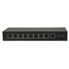 Freeshipping BV Tech 8 Port Gigabit PoE التبديل 96W 57V 802.3AF 100MBPS-SW800G RJ45 منافذ RJ45 يدعم منفذ السيارات الوجه