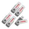 Gray 5PCS/LOT 1G 2G 4G 8G 16G 32G 64G Rotating USB Flash Drives Flash Pen Drive High Speed Memory Stick Storage for PC Laptop Macbook