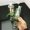 Cloison à trois couches filtre muet voilier bouilloire en verre Bongs en gros Tuyaux de brûleur à mazout Tuyaux d'eau Rigs Fumer