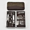 Moda Hot 12 em 1 pcs prego Clipper Kit Nail Care Set Pedicure Scissor pinça Faca Orelha escolher Utility Manicure Set Ferramentas