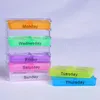 Tragbare Medizin wöchentliche Lagerung Pille 7 Tage Tablet Sortierbox Container Fall Organizer Gesundheitswesen