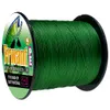 Плетеная линия рыбалки 500M Super Pe Wire 4 Strands 10 15 20 25 30 40 50 60 70 80 90 100 фунтов зеленого серого желтого мультиколона 4 косичка11114802