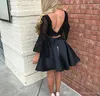 2019 Noir Deux Pièces Robe De Bal En Dentelle Top Manches Longues Vacances Porter Graduation Soirée Pageant Robe Sur Mesure Plus La Taille