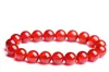 8 мм натуральный красный агат браслет драгоценные камни халцедонские браслеты мужские и женские производители ювелирных изделий оптом