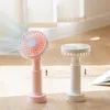 Multidimensional telescopic fan 180 degree rotating mini hand holding desktop student USB charging portable small fan