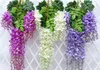 ホットシミュレーションウィステリアフラワーブロッサム豆の花ぶら下げ結婚式の偽の藤の花卸売の装飾的なシミュレーション藤枝5184