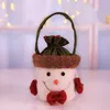 Weihnachten Tragbare Apple Tasche Weihnachten Weihnachtsmann Elch Schneemann Design Weihnachten Kinder Süßigkeiten Taschen Geschenk Tasche