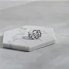 Peri'sBox Anéis de corrente robustos dourados e prateados com ligação ed anéis geométricos para mulheres anéis abertos vintage ajustáveis na moda 214H
