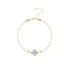 Braccialetti femminili di moda geometria trifoglio rotondo moon cristallo in pelle in pelle oro set di braccialetti squisiti per donne feste di compleanno1269525190315