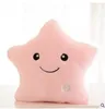 Luminous Glowing Pillow Star Toys Led Light Soft Stuffed Plush stars Doll Colorful Night Kids Cushion Christmas Birthday gifts6359420