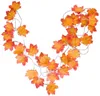 Fall Decor Fall Lights Decoraions Harvest Decor Thanksgiving Christmas Decor Lighted Fall Garland Battery Powered Maple Leaf String Light