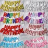 Venta al por mayor, conjunto de alfabeto de 16 pulgadas, globos de película de aluminio de feliz cumpleaños, adecuados para fiesta de cumpleaños, envío gratis