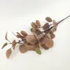 Искусственные яблочные листовые ветви моделирование шелковое эвкалиптовое зелень