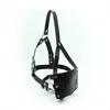 BDSM Leather Head Harness Mouth Gag Erotic Toys Slave Bondage Strap Gag Fetish Open Mouth Gag Adult Sex Toy for Couples Sex Game4123913
