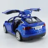 Tesla Model X S Aloy Car Metal Diecast Toy Vehicles Car with Pull Back Fla329d