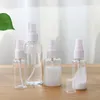 Sprayfles 3oz 2oz 1oz reizen plastic lege cosmetische parfumcontainer met mist nozzle flessen verstuiver parfum monster flesjes DH1176