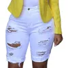 Neue Sexy Frauen Damen Denim Skinny Ripped Shorts Loch Zerstört Drapierte Stretch, Figurbetonte Jeans Schlanke Shorts