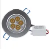 Yüksek Güç Dimmabable 9W 12W 15W LED gömme tavan ışıkları duvar ışığı Warmpurecool Beyaz Led Downlights Spotlight lambası2079534