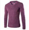 nuovi maglioni da uomo commerciali di design di alta qualità in lana di coniglio della California da uomo che dimagrisce versatile maglione con scollo a V con M-2XL