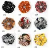 121 Stili capelli elastici signora Girl capelli Scrunchy anello leopardo dell'annata plaid Pois floreale Intestino crasso Scrunchie Hairband