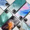 iPhone 11 Pro X XR XS Maxグラデーション強化ガラスケース用の大理石のガラスの電話ケースはiPhone 6 6Sと8プラス