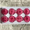 4-5cm bewaard gebleven bloemen Rose Mothers Day Gift Eeuwige Leven Bloem Materiaal Kerst Valentijnsdag Geschenkdoos Immortal Rose Flower Head