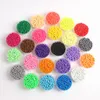 10 Bags Wholesale Solid Bead Refill Pack 24 Color Sticky Perler Pegboard Set Jigsaw Educational Toys Puzzle 200pcs/bag