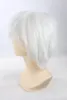 Anime Tokyo Ghoul Kisho Arima courte perruque de cheveux Cosplay blanc pur