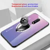 Gradient telefonväska tempererat glasskydd för OnePlus 7 7 Pro 6T 6 Xiaomi RedMi K20 RedMi7 5 plus mi9 mi8 oppo