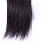 Extensions brésiliennes droites de cheveux humains 3 tissages de trame de cheveux vierges