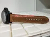 Toppsäljning av högkvalitativa armbandsur 44mm keramiska krokodilläderbälte Asien rörelse transparent mekanisk automatisk herrklocka9769270